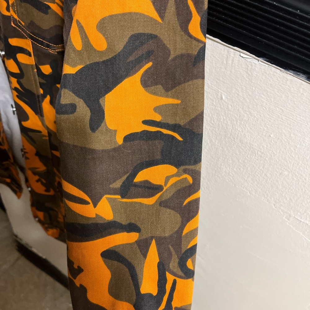 Orange camo  jacket/dress - Picture 3 of 5